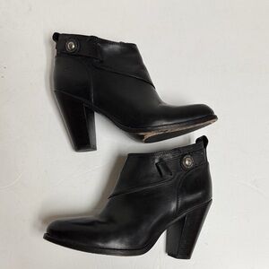 Frye Black Heeled Boots